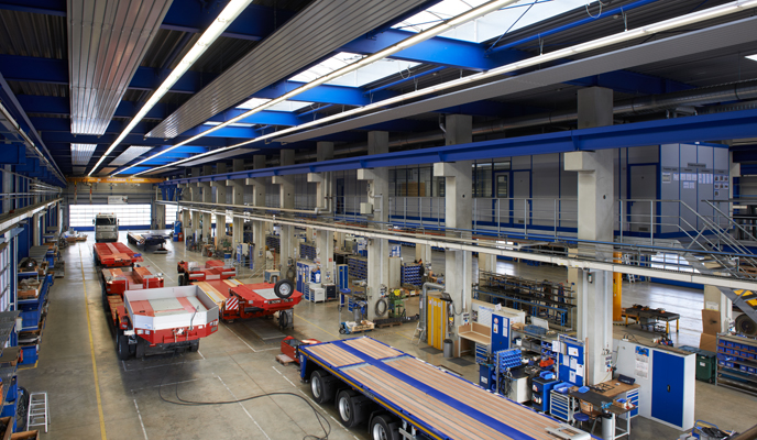 Goldhofer AG Produktionshalle mit 3.630 m² - Bereich Industriebau